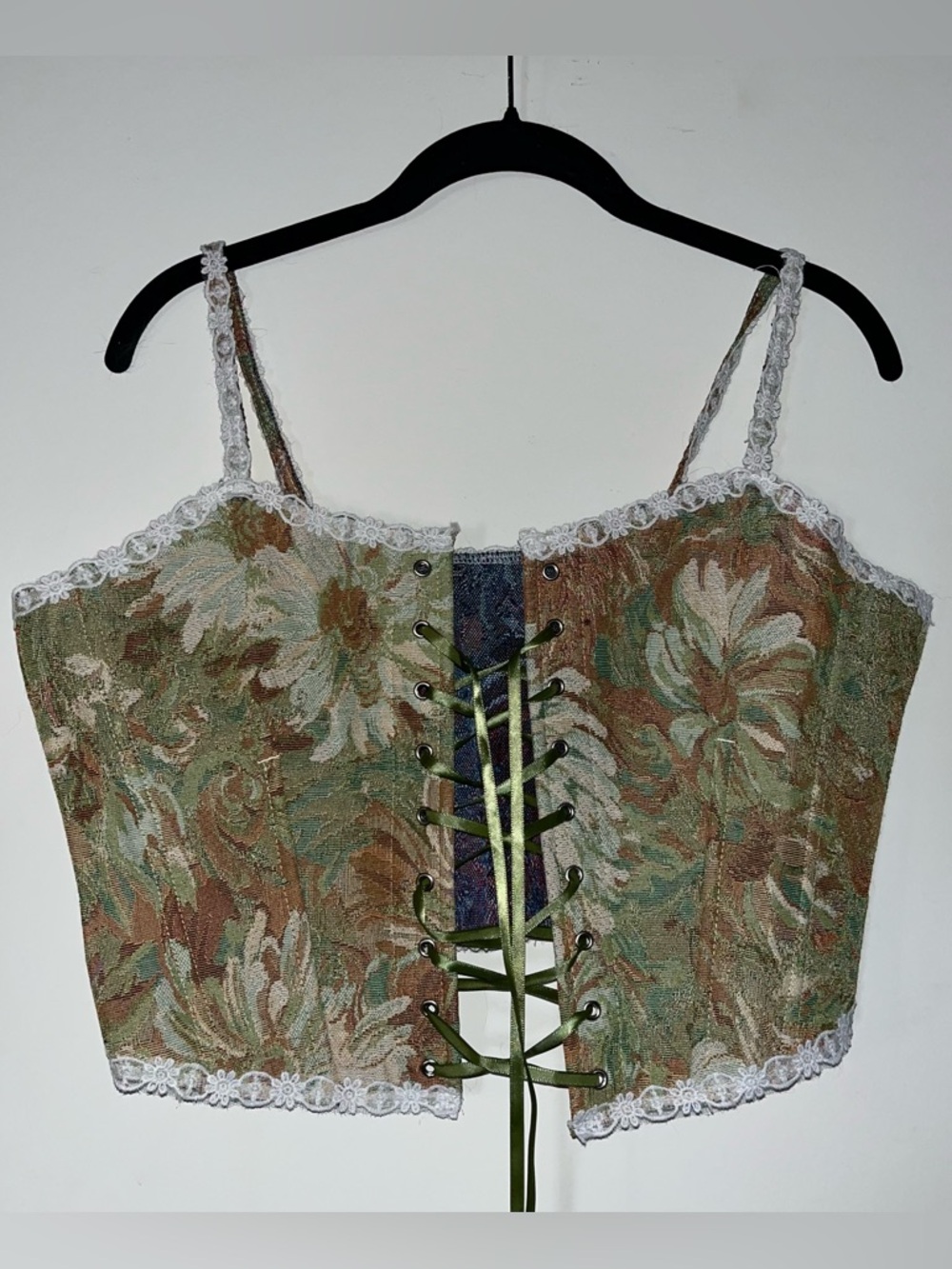 Floral Corset Crop Top